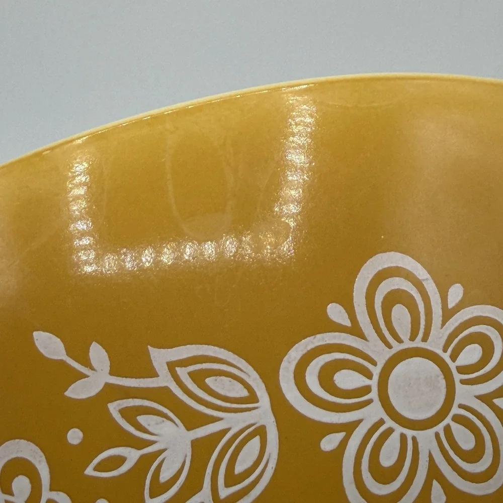 Vintage Pyrex‎ Cinderella Orange Mixing Bowl 1 1/2 Quart 442 Tab Handles